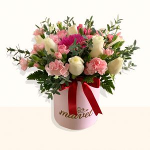 ROSA BLANCA EN BASE